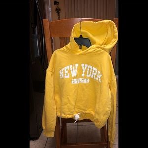 Yellow hoodie size 8/10